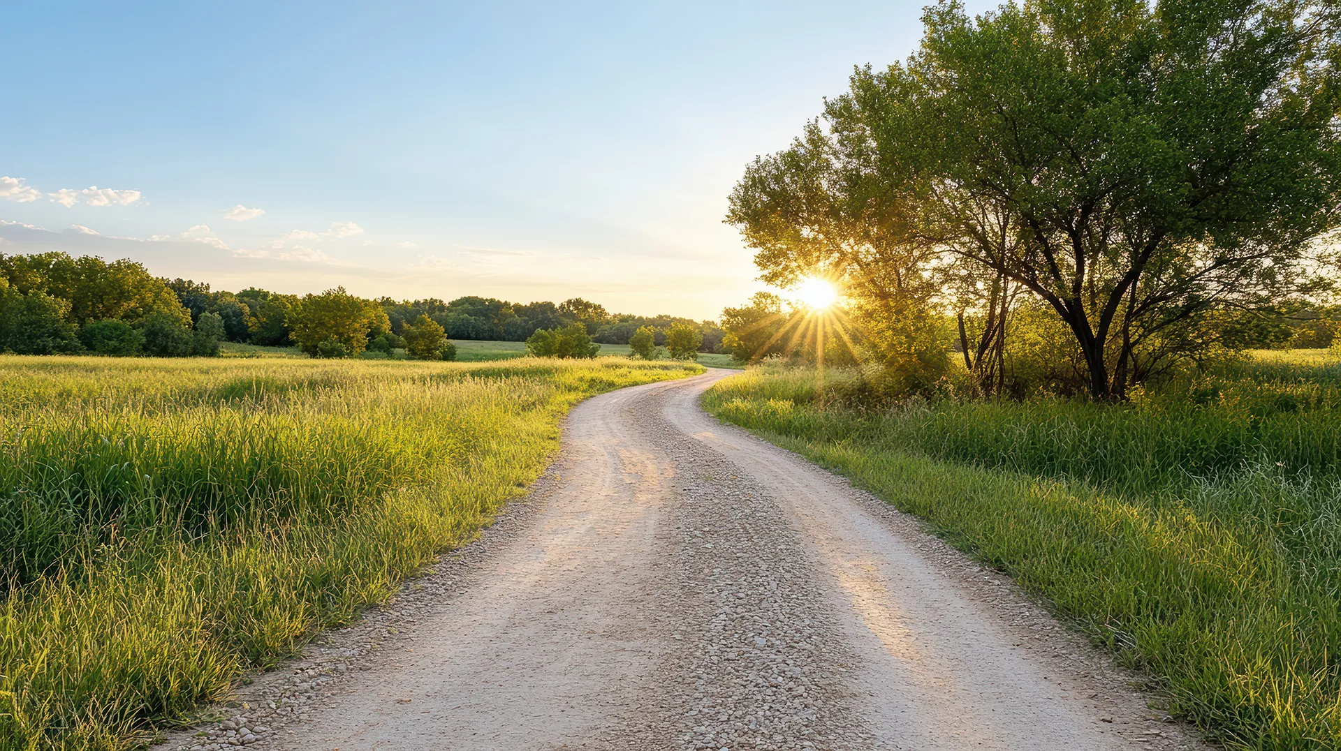 Peaceful forest path